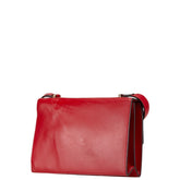 グッチ ズゥミ ショルダーバッグ 576388 レッド レザー レディース GUCCI 【中古】